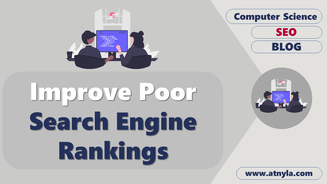 How to improve Poor search engine rankings