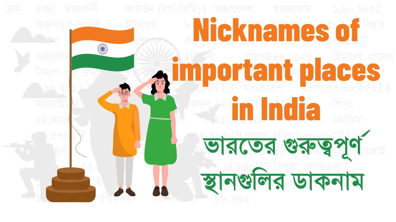 Nicknames of important places in India