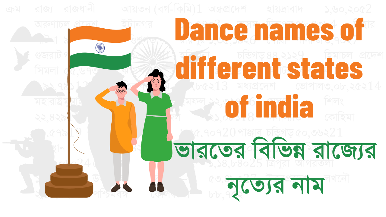 dance names of different states of india