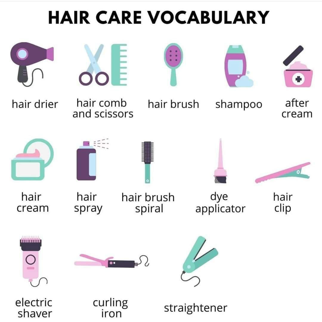 Hair Care Vocabulary