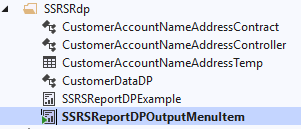 rdp based report objects
